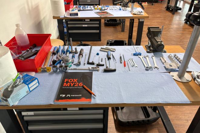 Federgabelservice Weiterbildung Velo Zürich Fahrradmechaniker