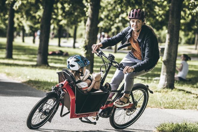 Riese & Müller Packster 40 mit Kindersitz von Velo Zürich