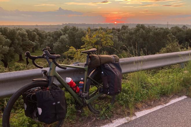 Mit dem Bergamont Grandurance RD Elite von Zürich nach Palermo