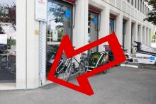 Velo Pumpstation Velo Zürich Selbstbedienung